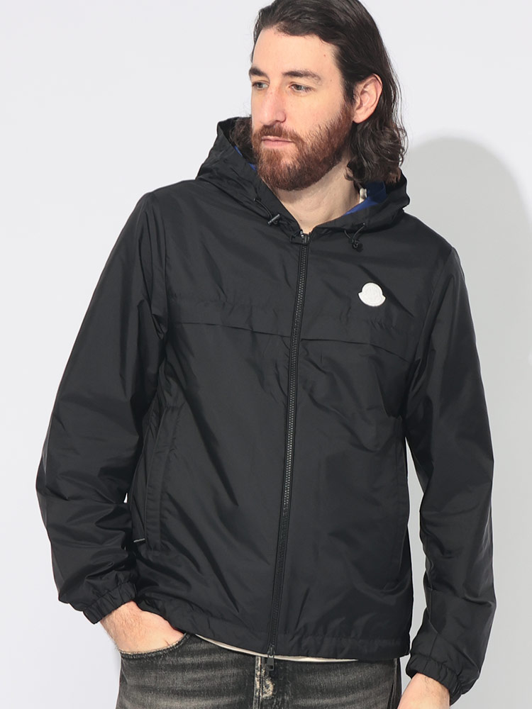 MONCLER (モンクレール) ワンポイント バイカラー フルジップ ブルゾン