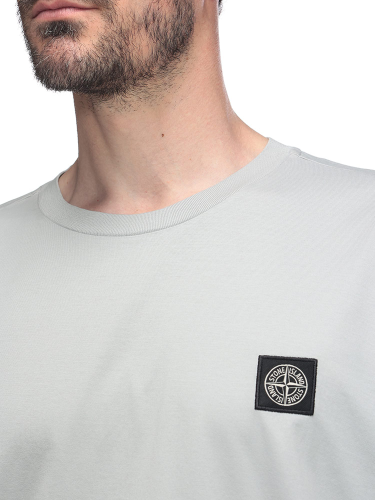 STONE ISLAND (ストーンアイランド) コンパスロゴ クルーネック 半袖 T
