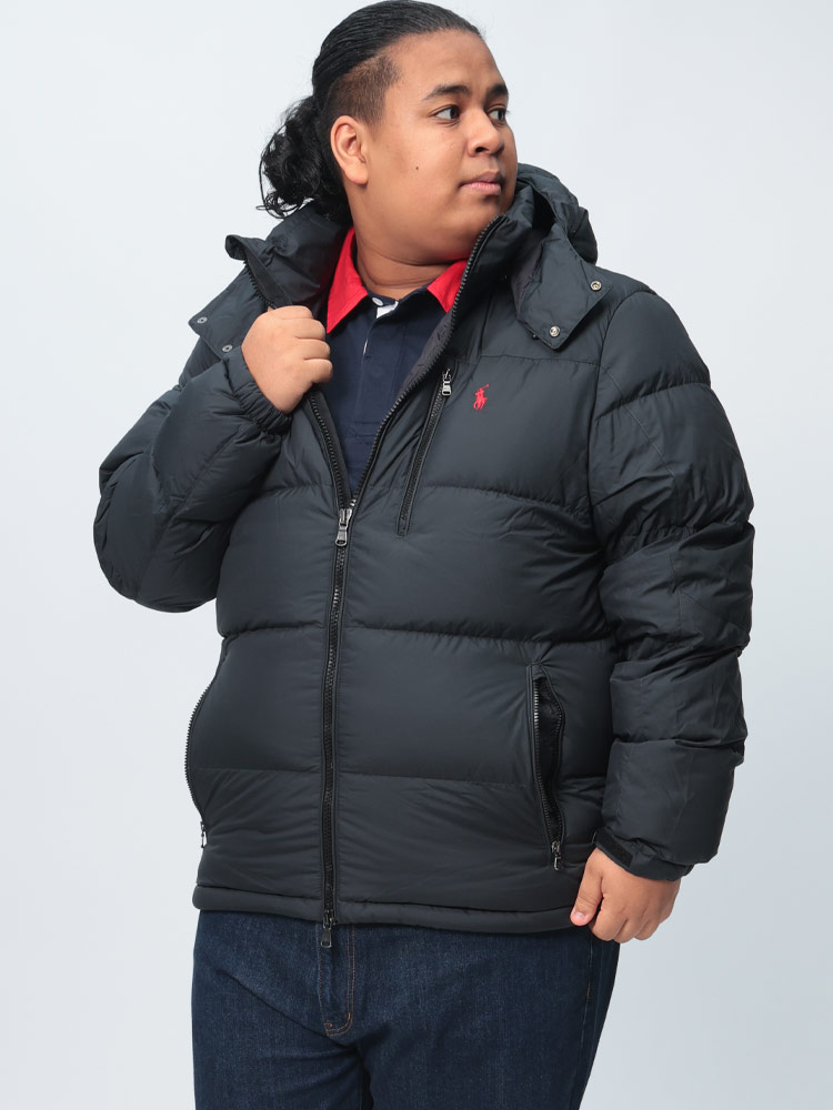 ダウンジャケット フード着脱 フルジップ アウター ブルゾン ダウン