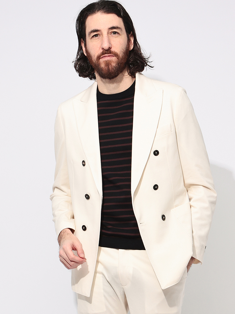 CIRCOLO 1901 (チルコロ1901) ストレッチコットン ダブル ジャケット