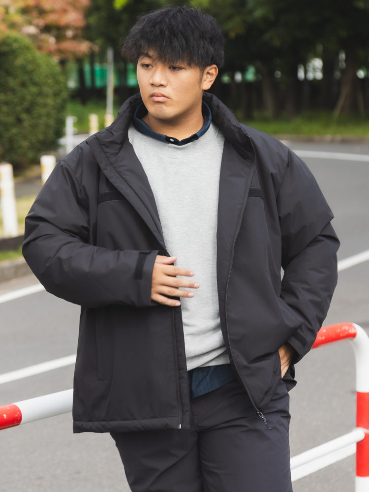 中綿ジャケット 全天候対応 フード収納 EVOL-TEX LEVEL7 アウター