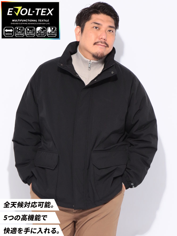 スマートダウン ブルゾン EVOL-TEX フルジップ アウター ジャケット