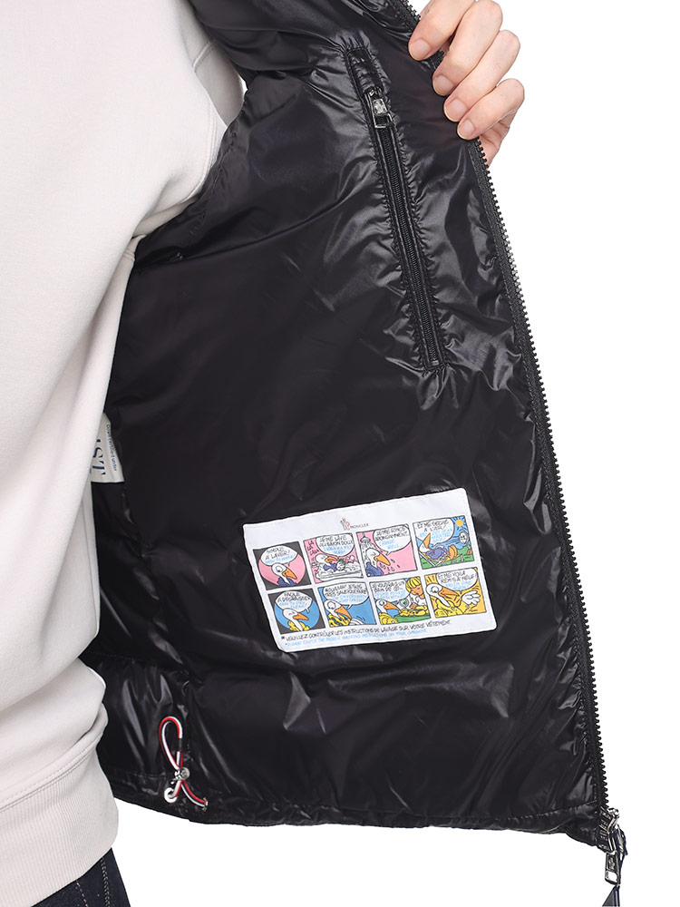 MONCLER (モンクレール) トリコロールトリミング フルジップ ダウン