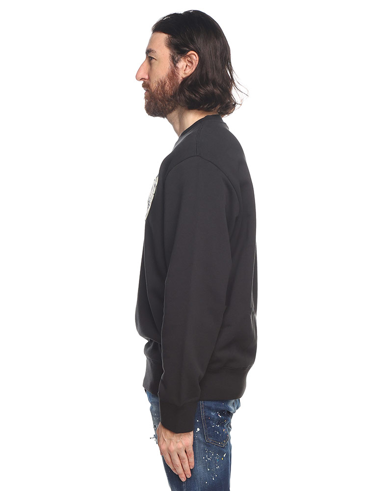 MONCLER (モンクレール) コットンジャージー フェルトロゴ クルー