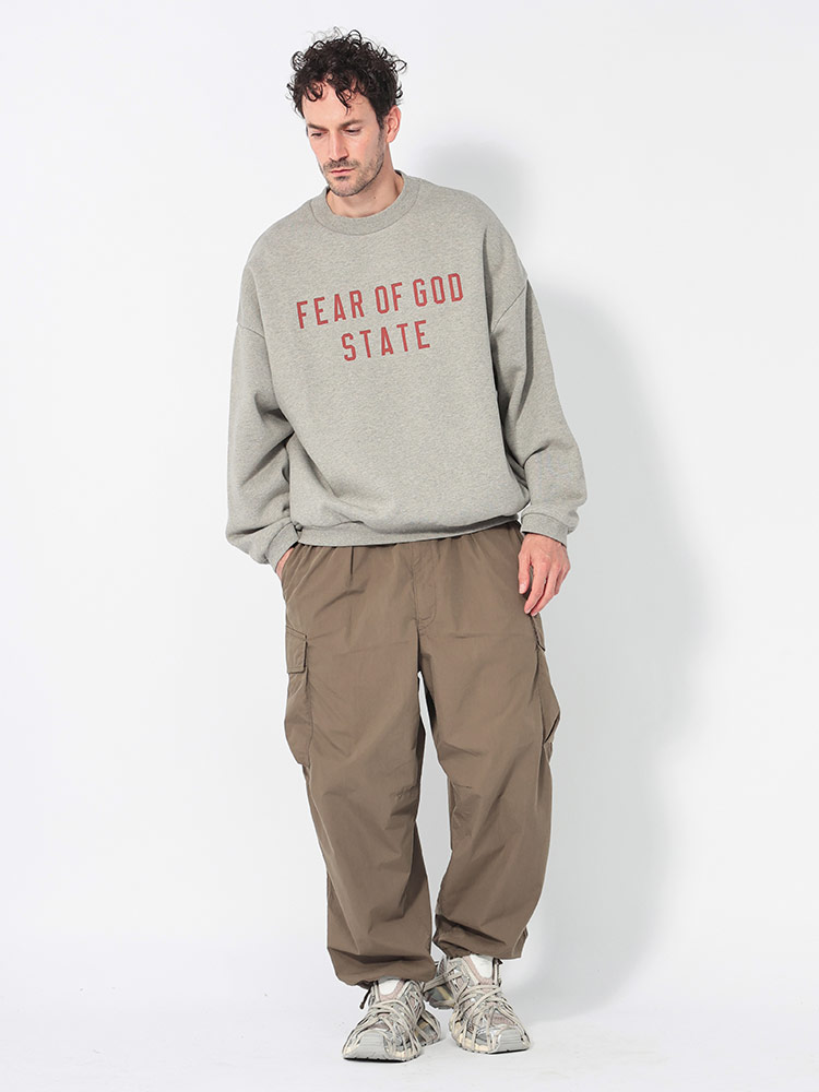 FOG ESSENTIALS (エフオージーエッセンシャルズ) 裏起毛 ロゴ ポケット