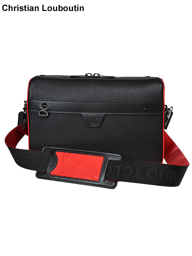 Christian Louboutin (クリスチャン ルブタン) レザー ラバー切替