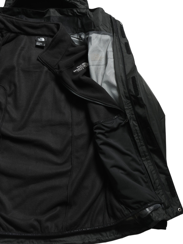 ザ ノースフェイス THE NORTH FACE 3WAY ロゴ刺繍 フリースライナー付