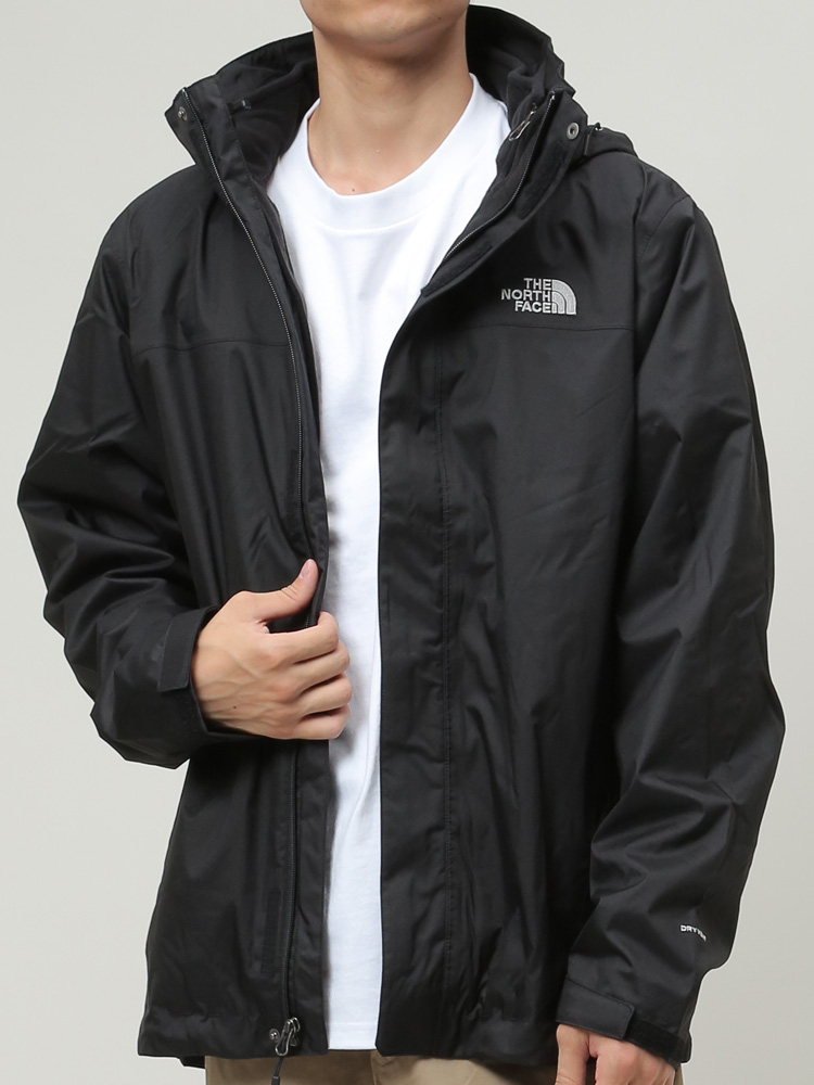 ザ ノースフェイス THE NORTH FACE 3WAY ロゴ刺繍 フリースライナー付