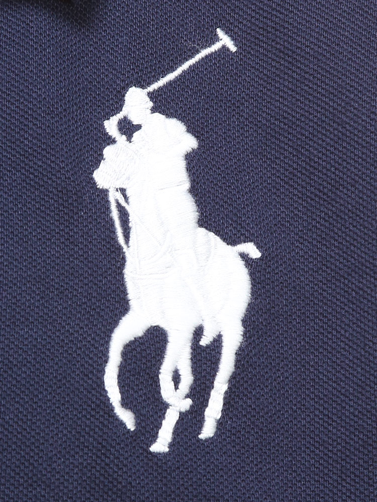 POLO RALPH LAUREN (ポロ ラルフローレン) 鹿の子 BIGポニー 刺繍 半袖