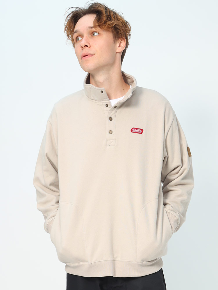 Coleman (コールマン) 裏起毛 USAコットン ハイネック トレーナー M L