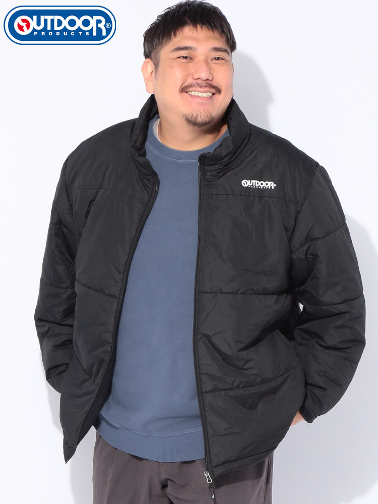 中綿 ジャケット 裏アルミ フルジップ アウター ブルゾン スタンド