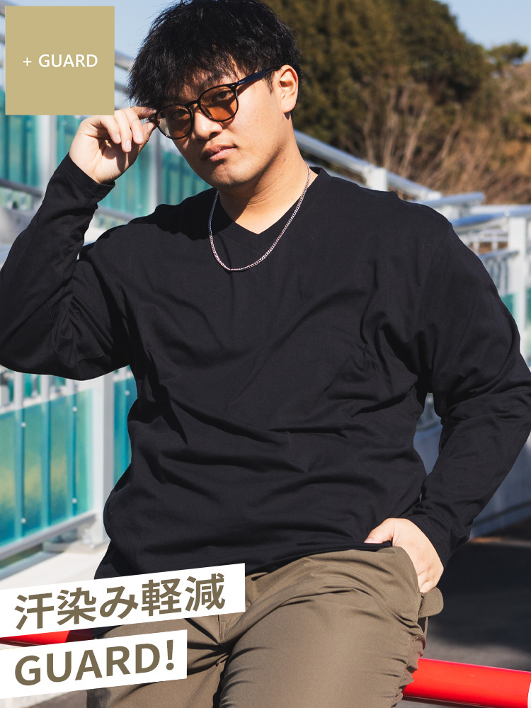 大きいサイズ メンズ B＆T CLUB (ビーアンドティークラブ) 汗染み軽減