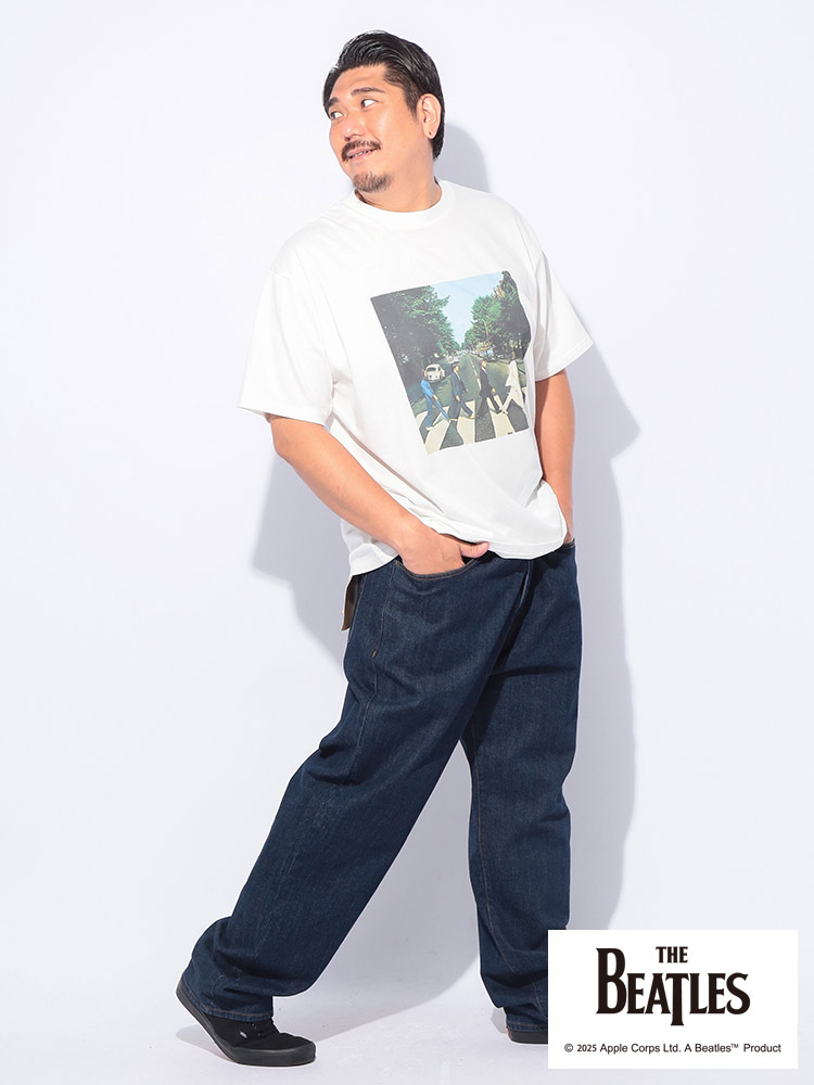 半袖 Tシャツ BEATLES フォトプリントTシャツ アビーロード バンドT