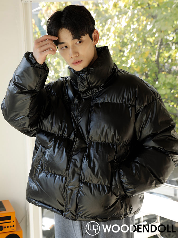 KoZ (コズ) シャイニー フルジップ 中綿ブルゾン L ジャケット