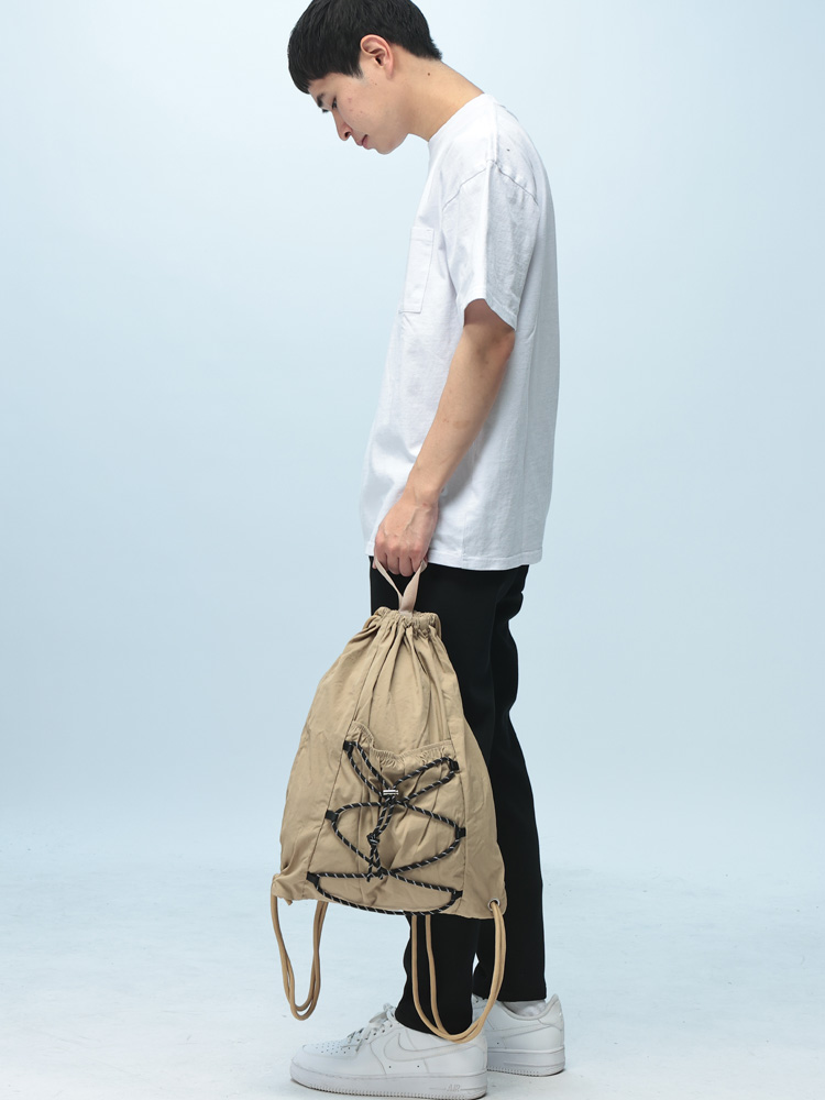 WOODENDOLL (ウッディンドール) ストラップ付 ナイロン ナップザック