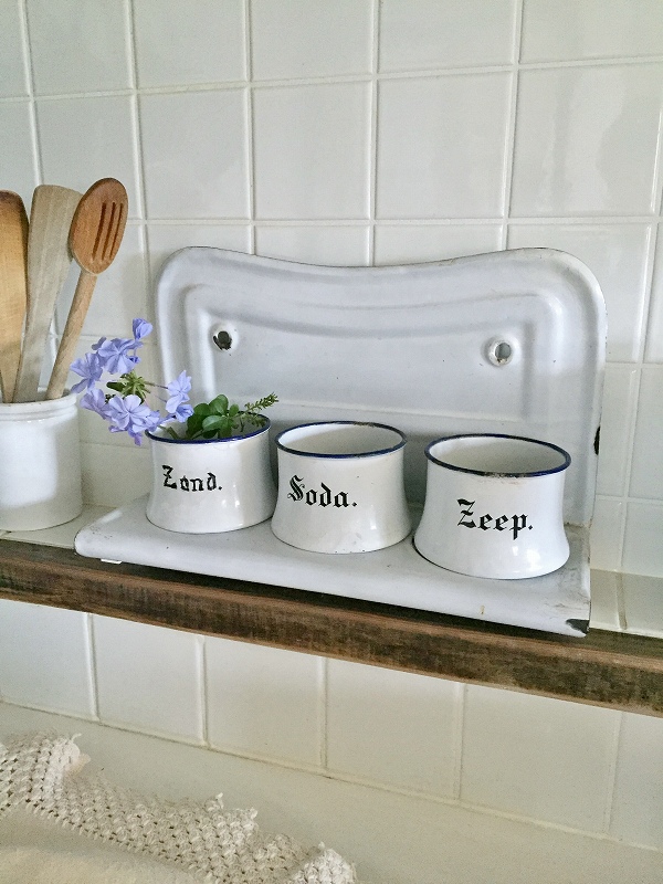 フランス アンティーク BB社 ホーロー サボンラック ブロカント 壁掛け