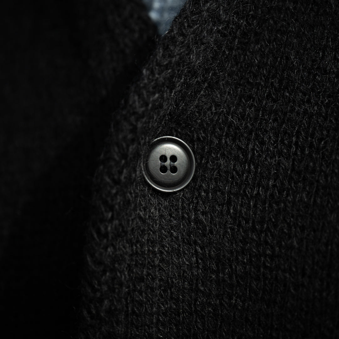 Alpaca Mohair Cardigan black – BONCOURA Official Online Store