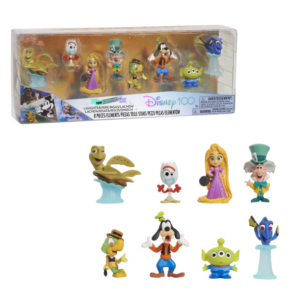 Disney 100 Years of Laughter, Limited Edition 8-piece Figure Pack