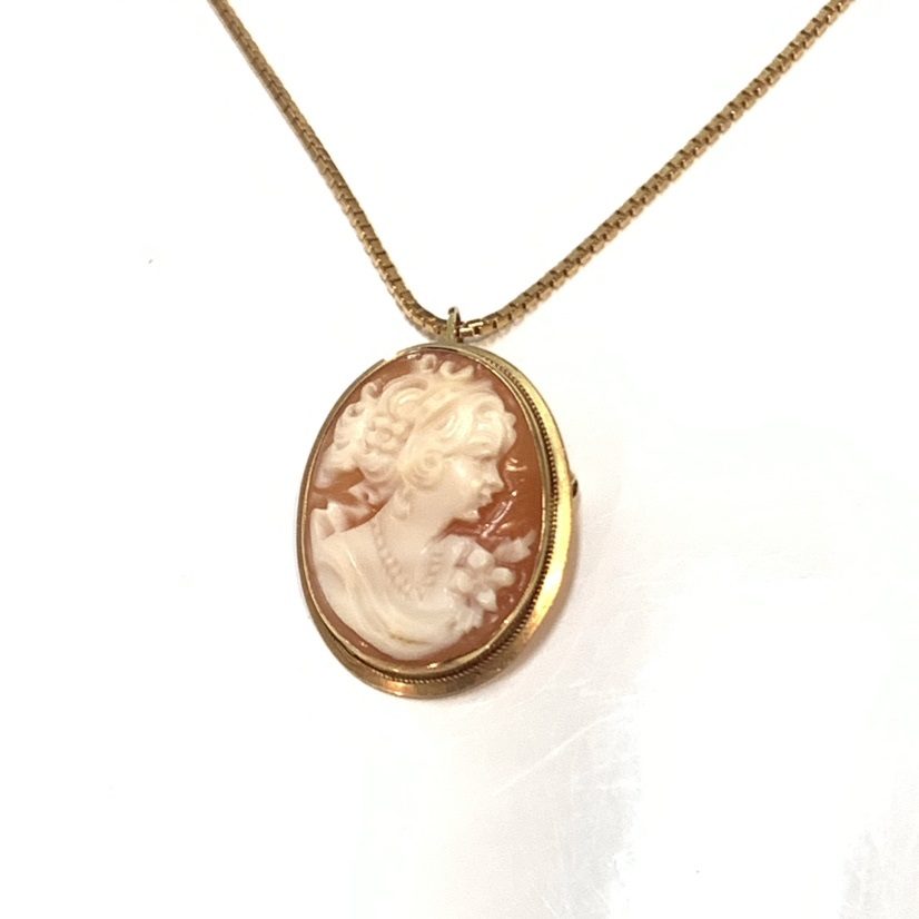 K18 カメオ ネックレスの買取実績 | 買取専門店さすがや