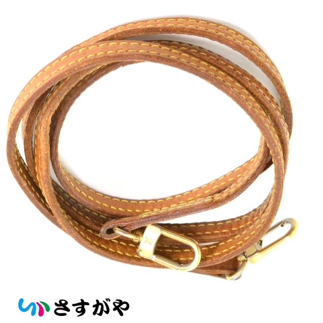 ヴィトン Vuitton レザー ヌメ革 ショルダーストラップ ベルトON473