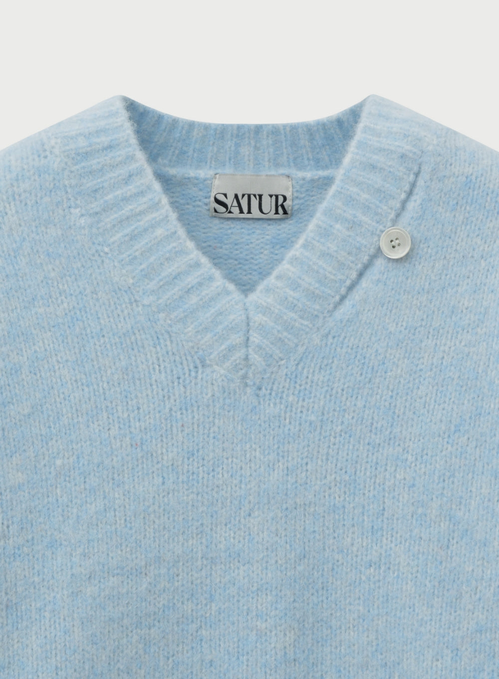 W) Essen Two-Tone Mohair Pullover Knit