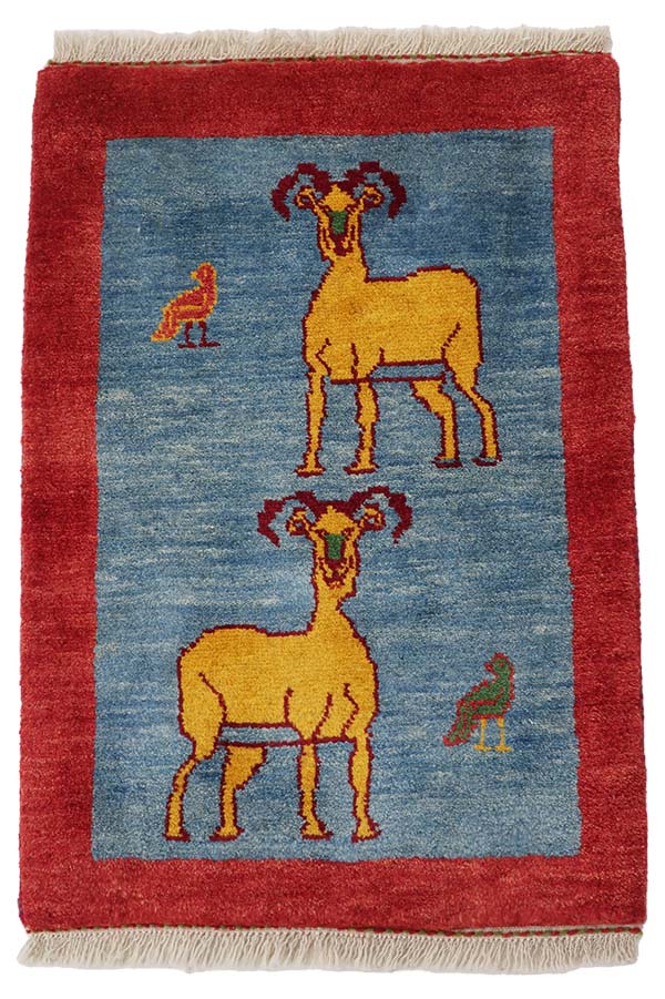 ペルシャギャッベ 約65cm x 95cm｜SATHI RUGS