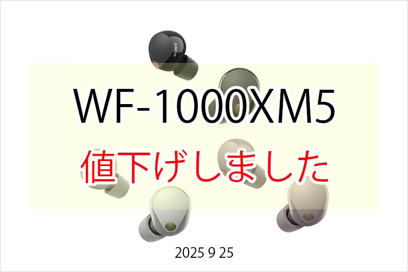 ソニー 完全ワイヤレスイヤホン WF-1000XM5 レビュー 実機を使って紹介