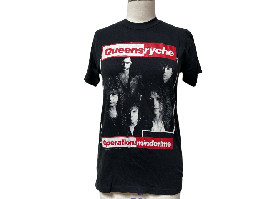 Vintage 1988 Queensryche Operation: Mindcrime Rock Concert T-Shirt