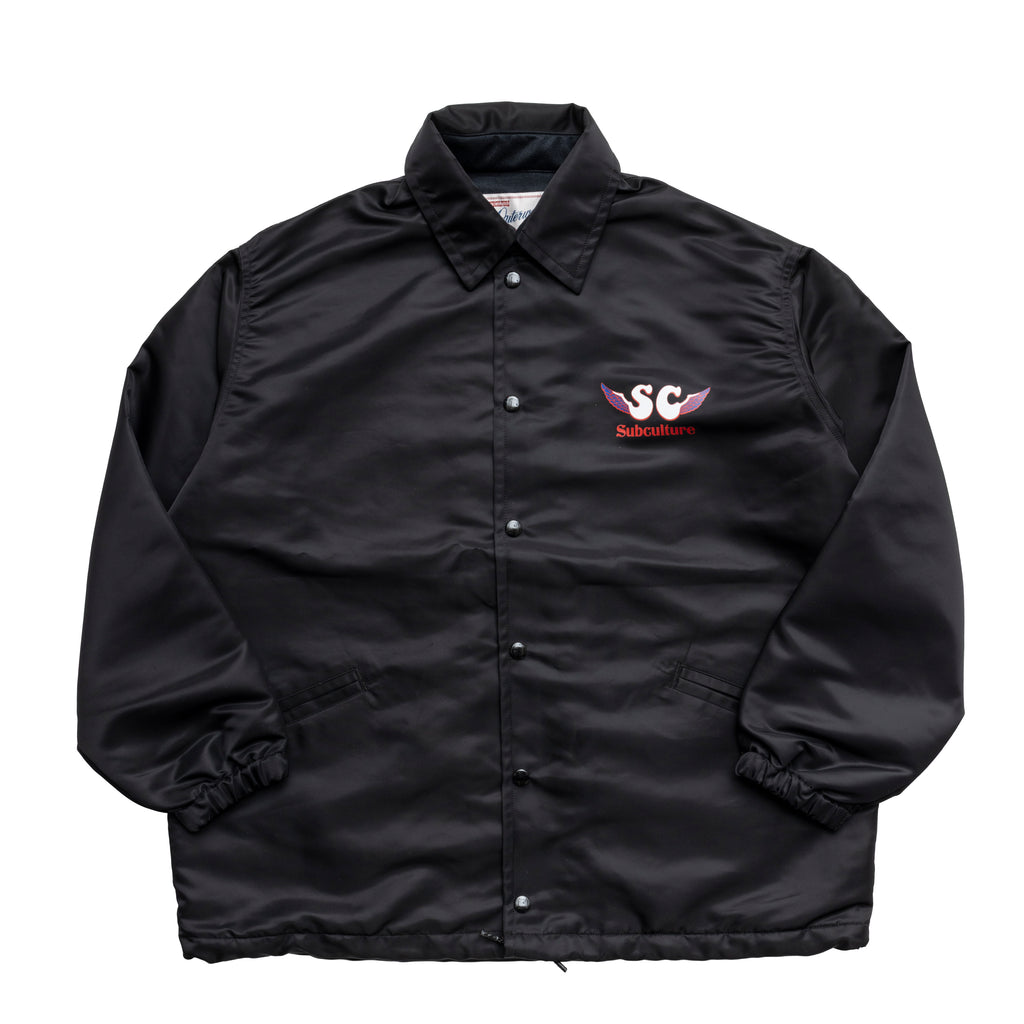 COACHES JACKET / BLACK – SC WEB STORE