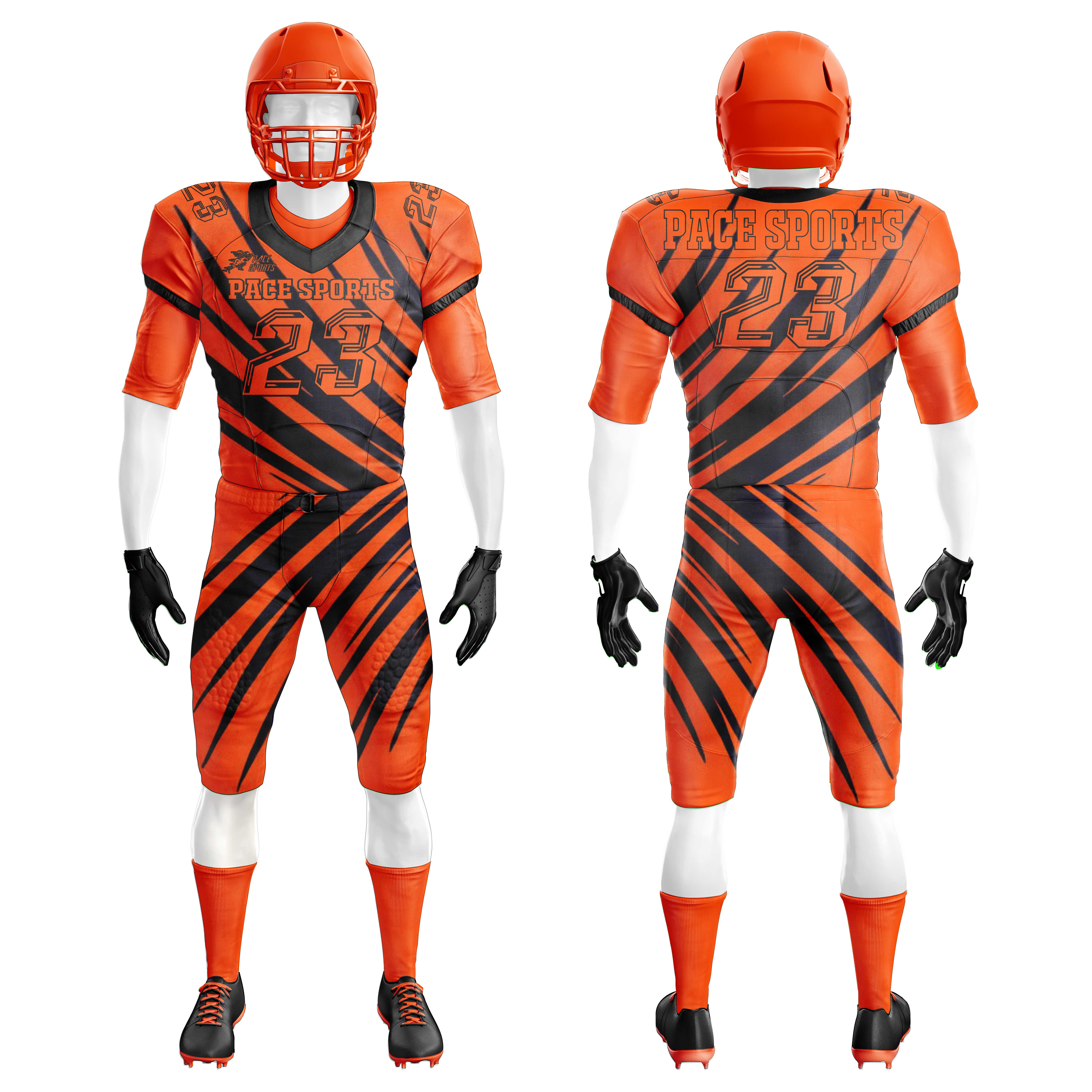 American Football Jersey for Adults Sublimated Tackle Twill