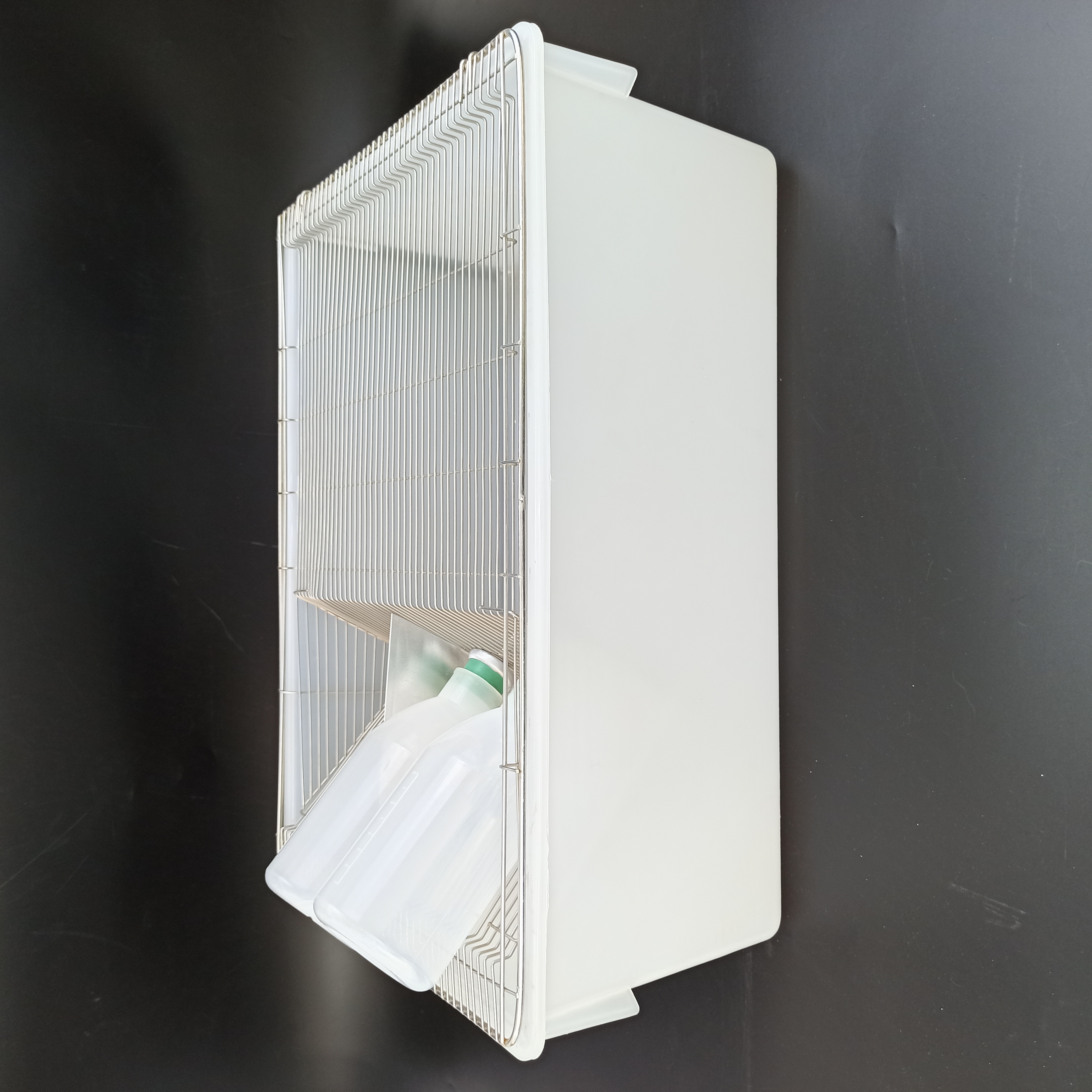 ラットマウス飼育ケージ PP製545x395x200mm 新品 ステンレススチール蓋付き