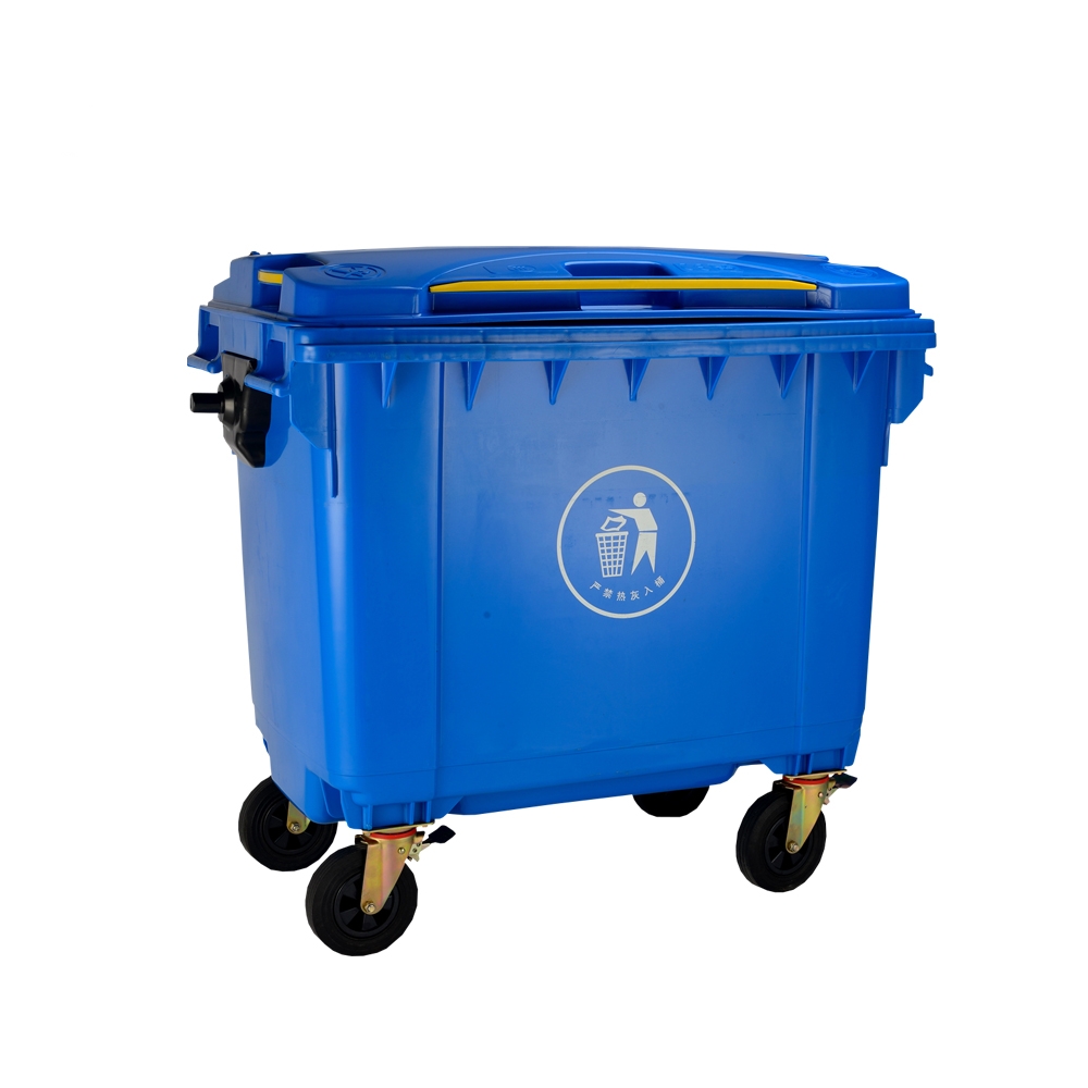 ZEPC 1100L & 660L Plastic Garbage Bins - Sustainable & Durable