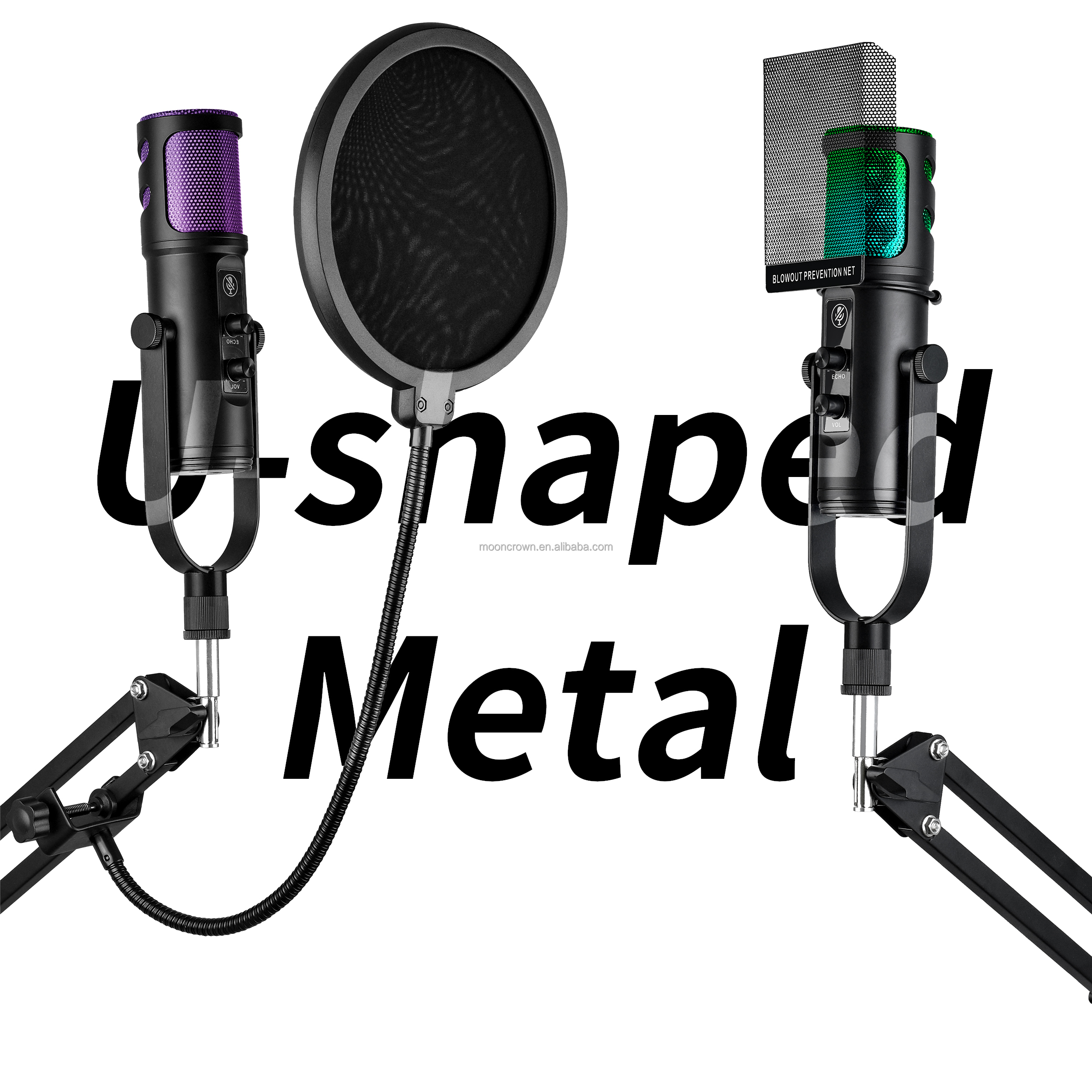 ZX-776 メタルライブストリーミングUSBマイク デスクトップPC/ノート