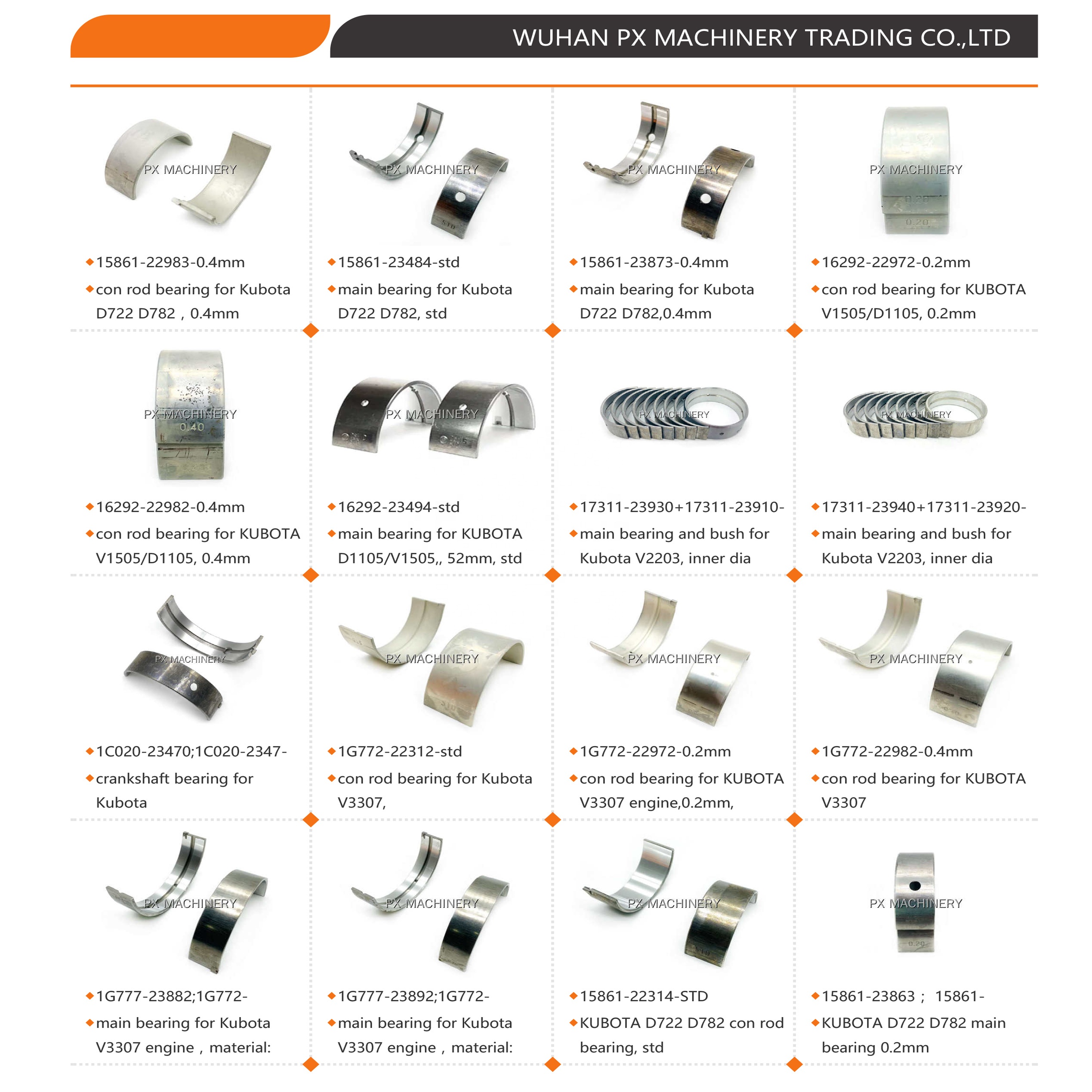 16285-52032 Diesel Engine Fuel Pump for Kubota V1205 V1305 V1505