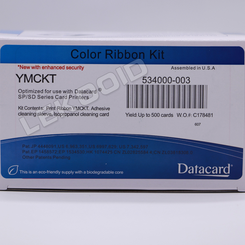 Datacard SP35 熱転写カラー 片面 IDカー カラーリボンキッ