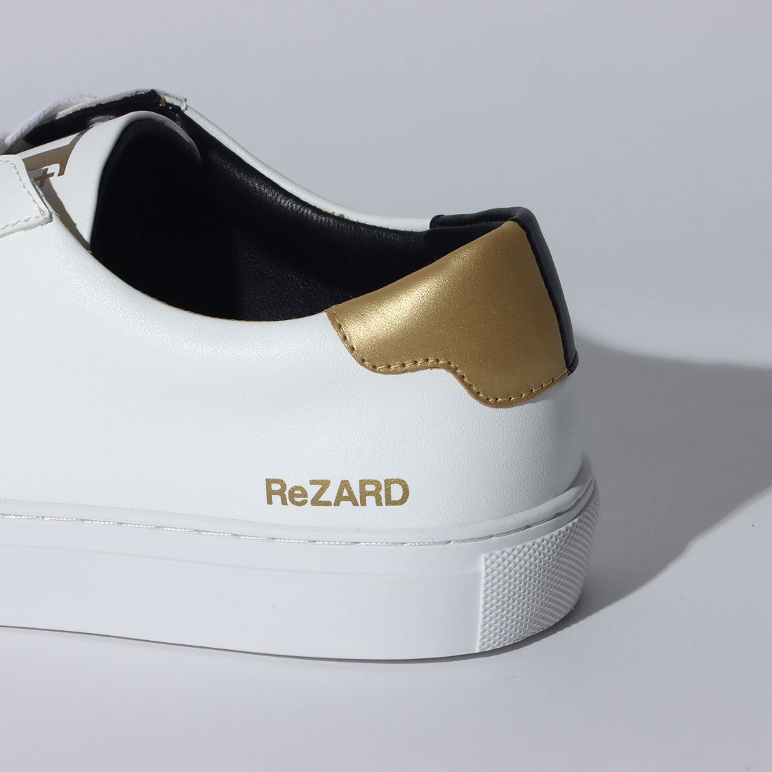 リザード ReZARD ホワイトレザースニーカー （ヒカルツートン