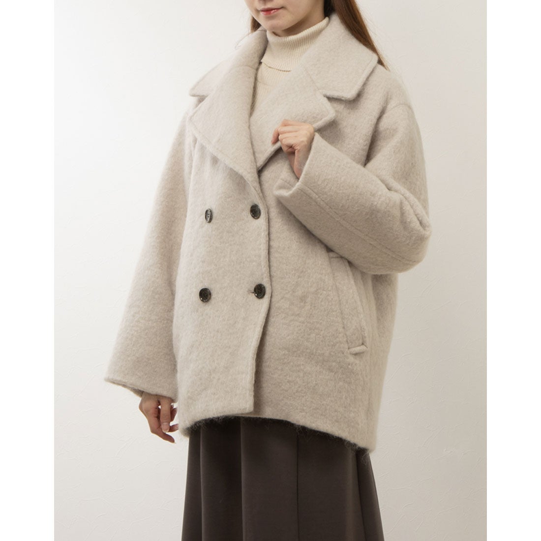 トゥエルブアジェンダ 12Twelve Agenda モヘヤシャギーPコート