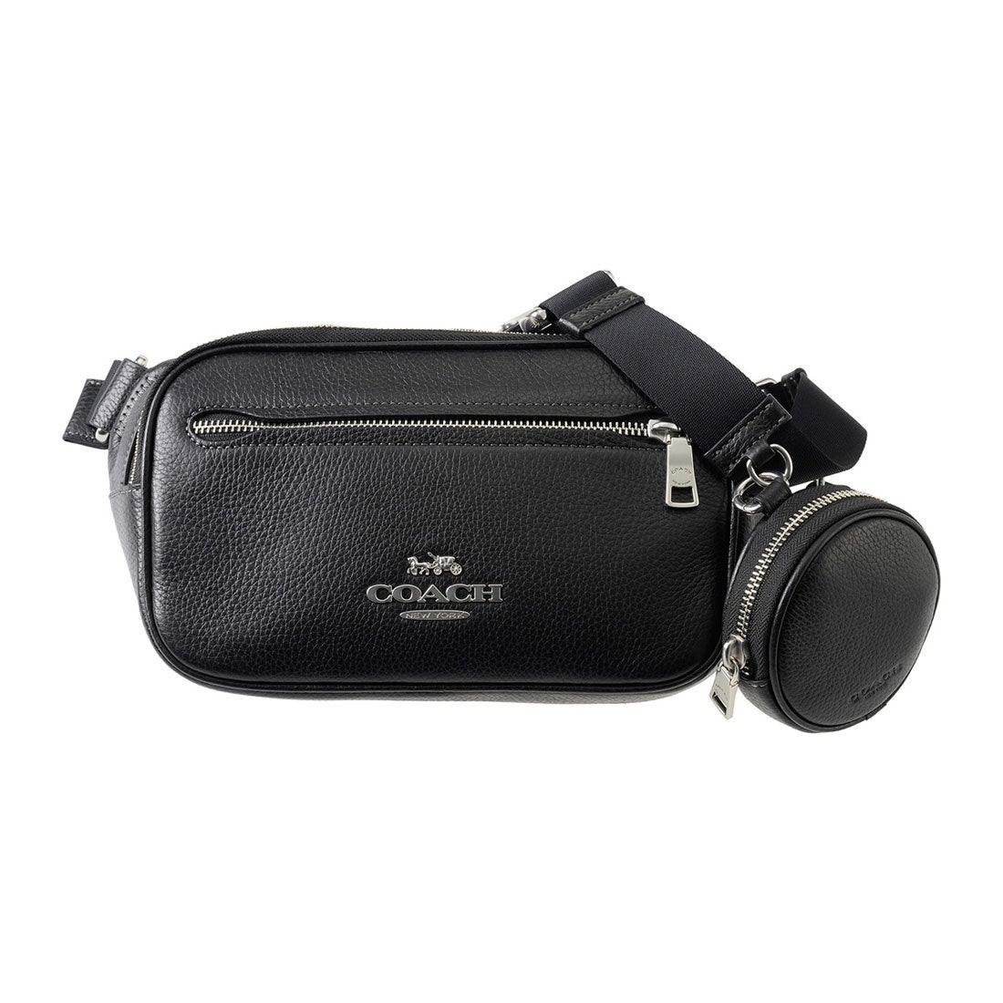 コーチ COACH ウエストバッグ・ボディバッグ ぺブルドレザー エリアス