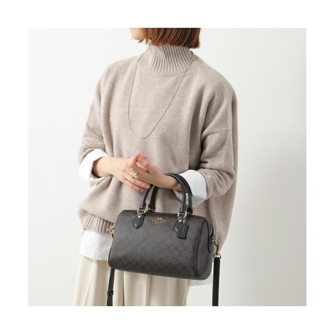 コーチ COACH COACH ハンドバッグ ROWAN SATCHEL ローアン サッチェル