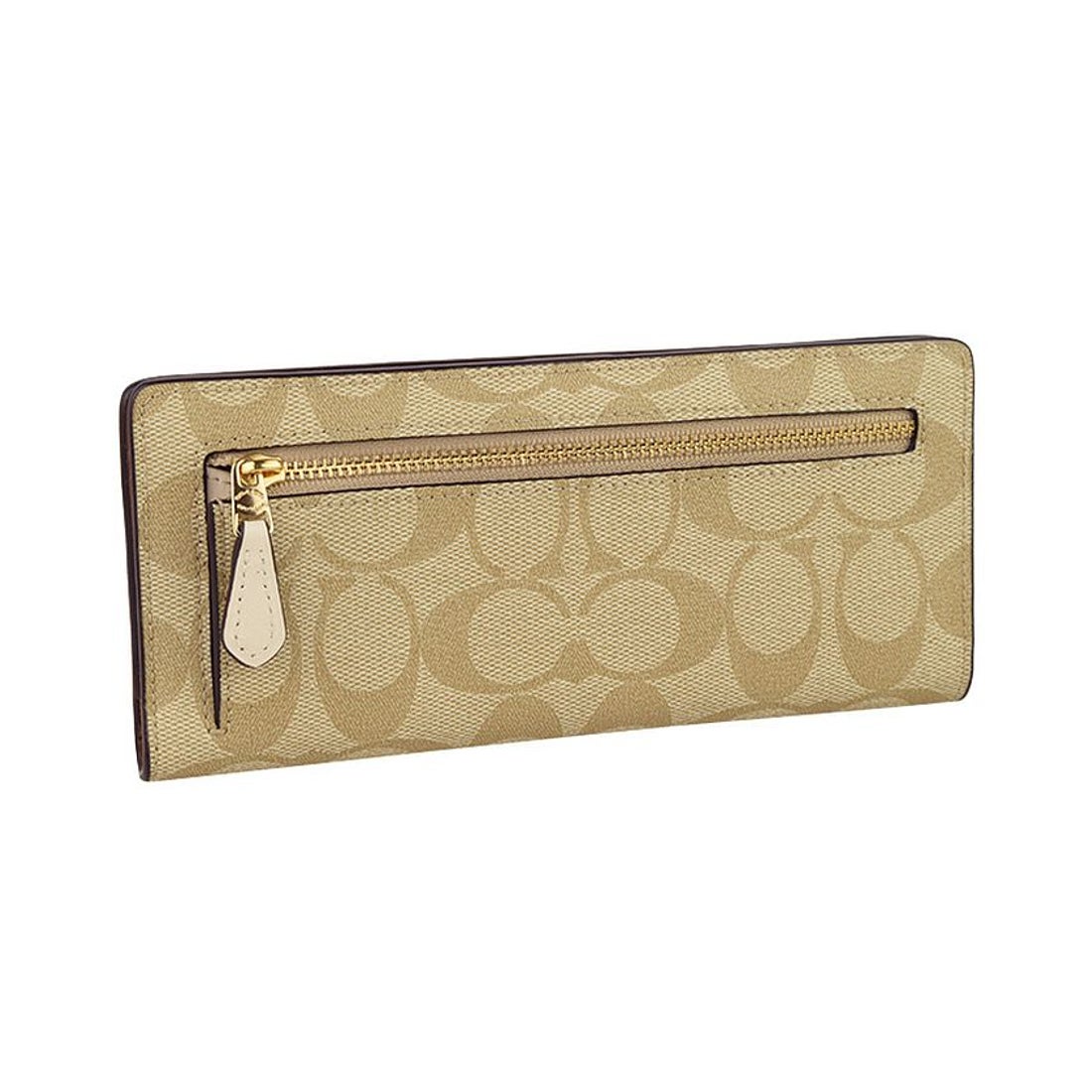 コーチ COACH 財布 長財布 二つ折り （ベージュ） -アウトレット通販