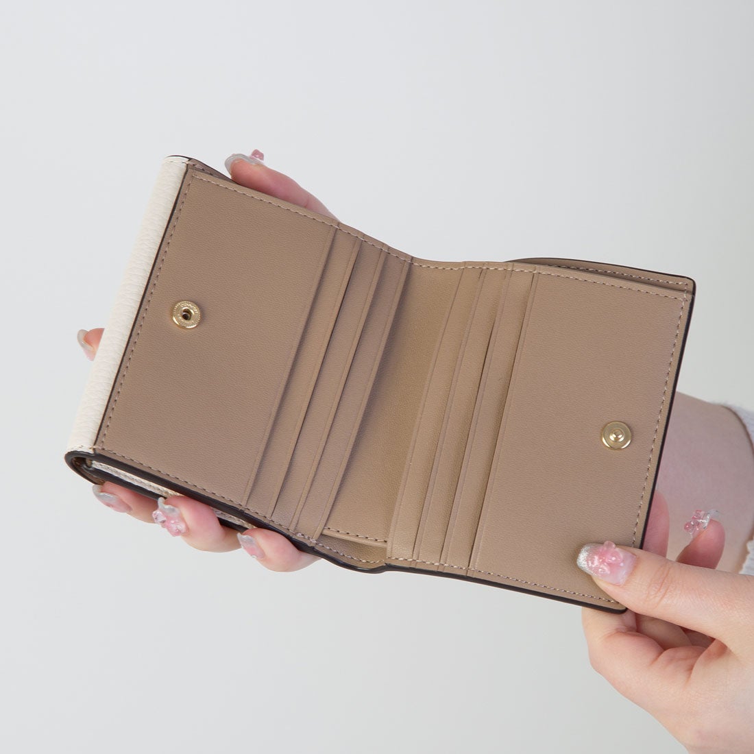 コーチ COACH C7805 二つ折り財布 シグネチャー レディース （ベージュ