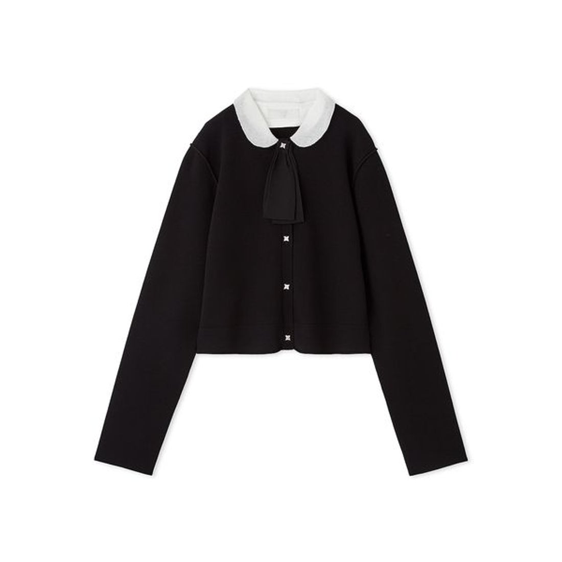 セルフォード CELFORD デタッチャブル総針カーディガン （BLK