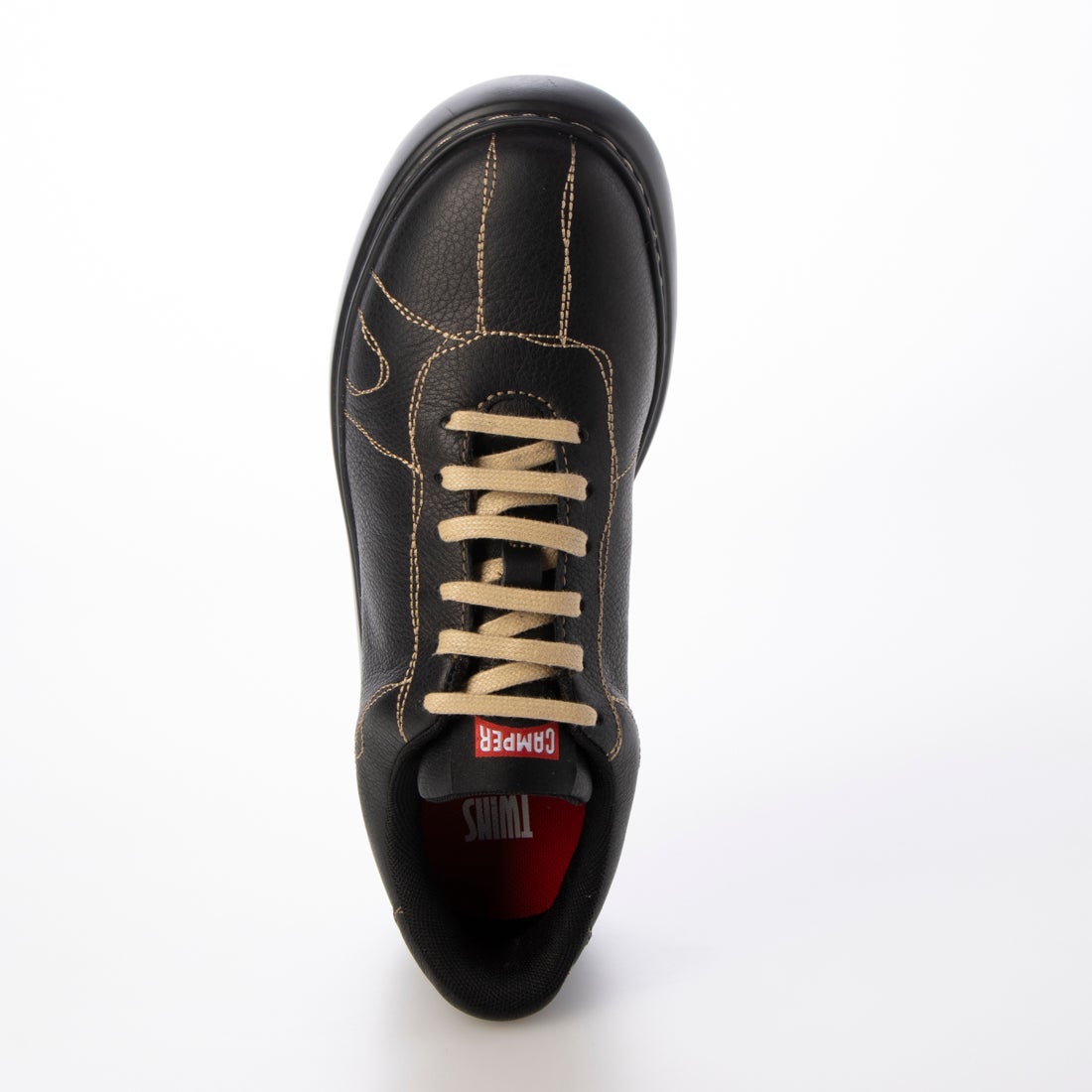 カンペール CAMPER TWINS / レザースニーカー （ブラック） -waja