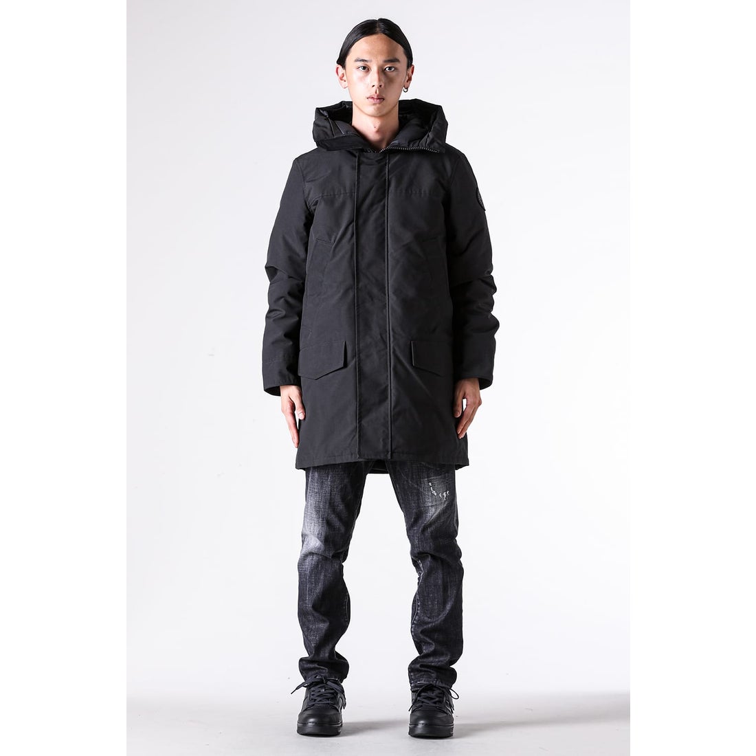 カナダグース CANADA GOOSE Langford Parka Black Label （Black
