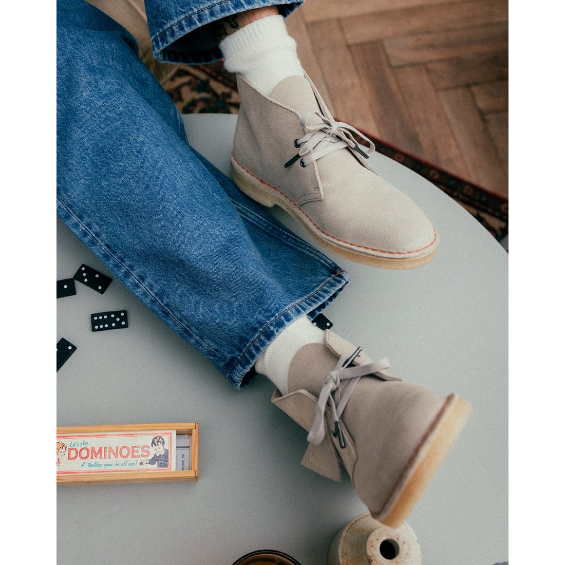 メンズ デザートブーツ / Desert Boot（サンドスエード） -Clarks