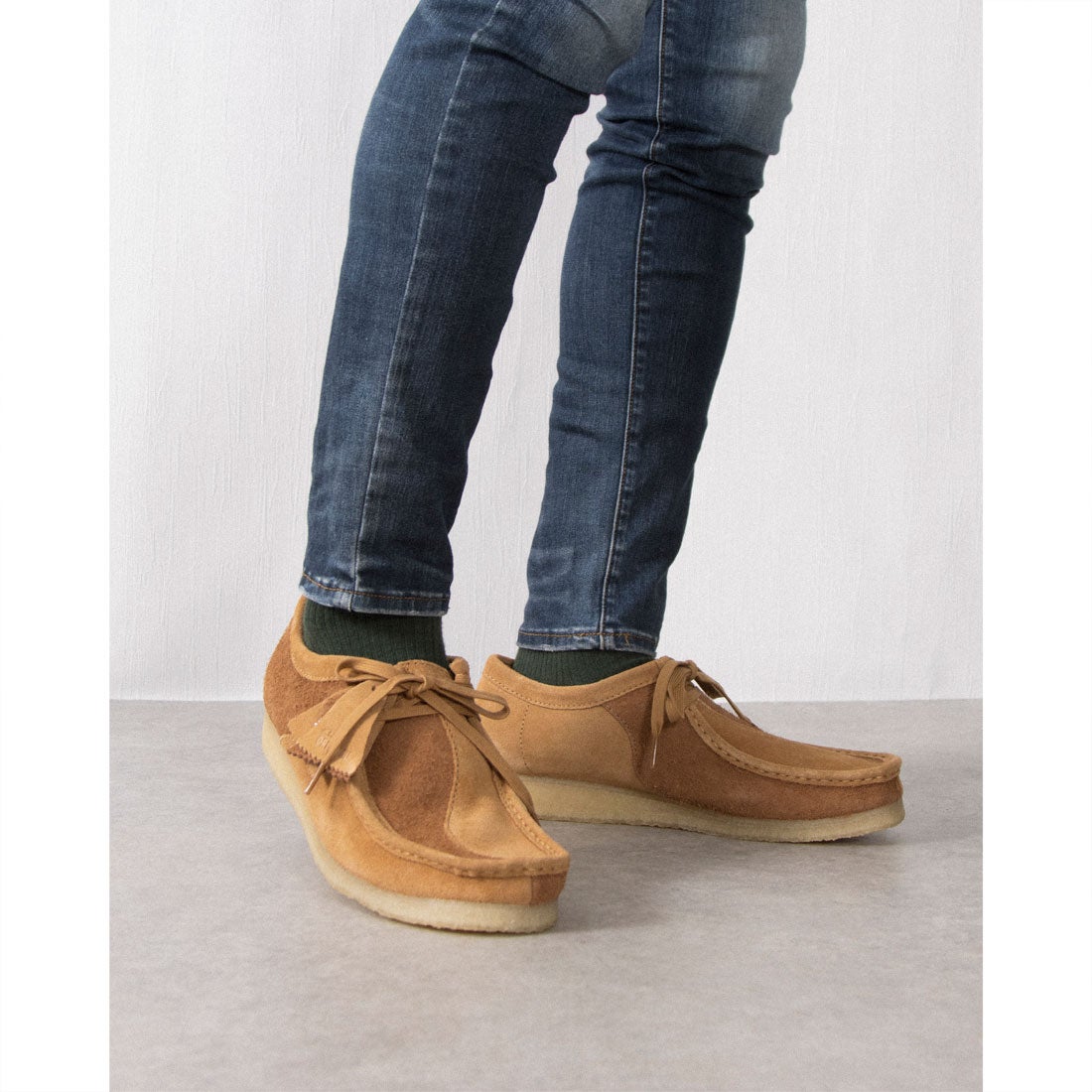 Wallabee / メンズ ワラビー（ブラックスエード） -Clarks (クラークス