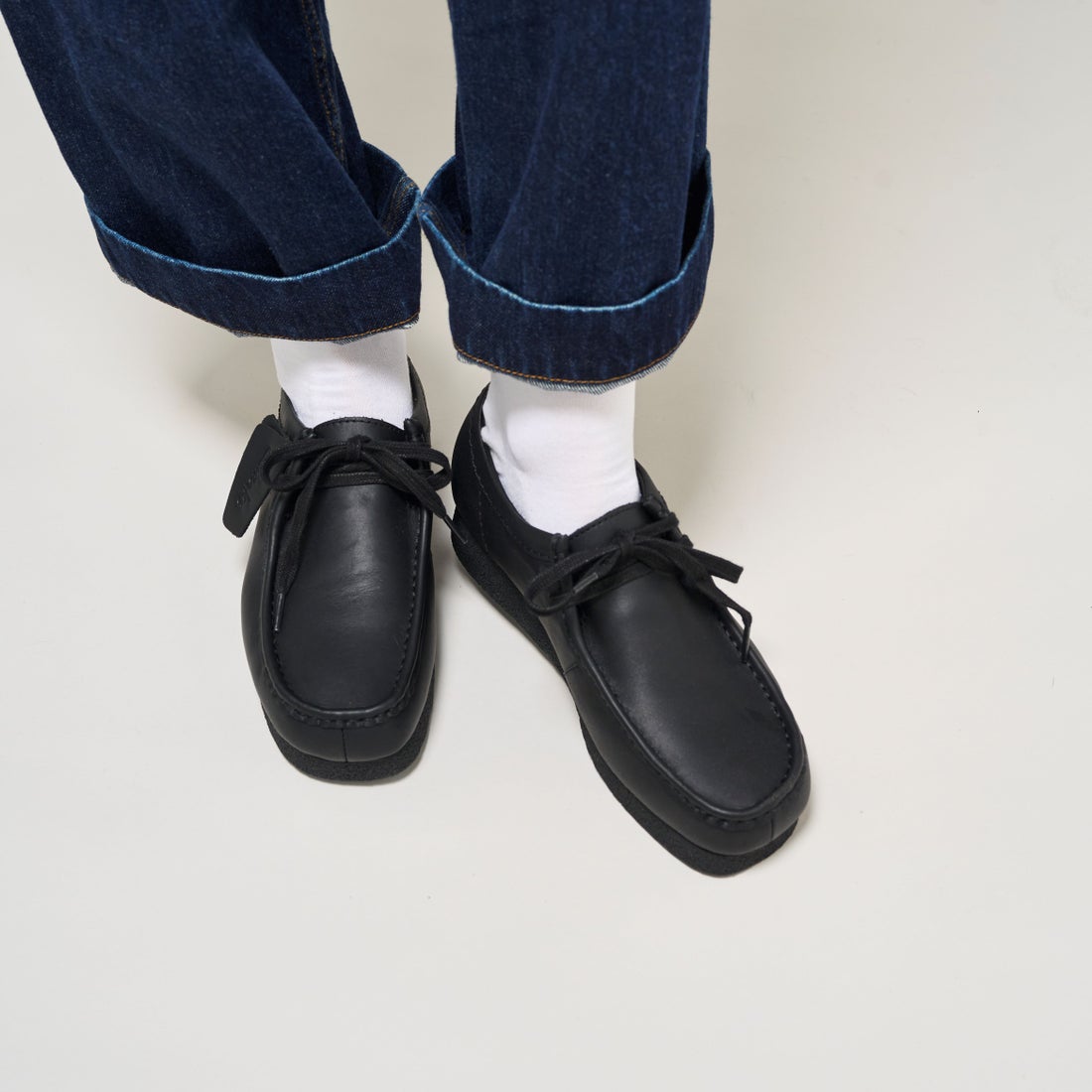 WallabeeEVO WP / ワラビーエヴォウォータープルーフ（ブラックレザー