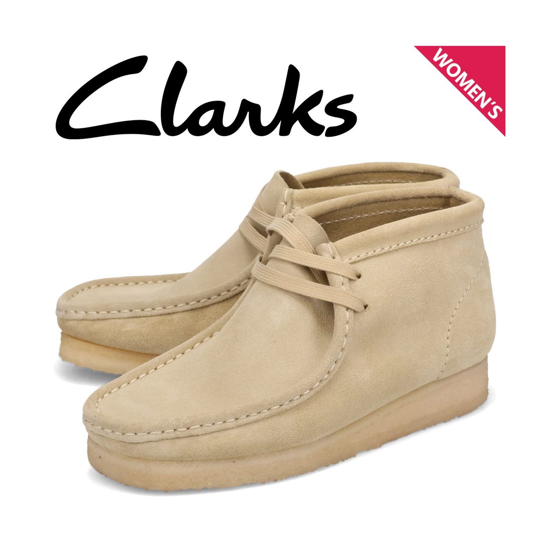 クラークス Clarks ワラビー ブーツ レディース スエード WALLABEE