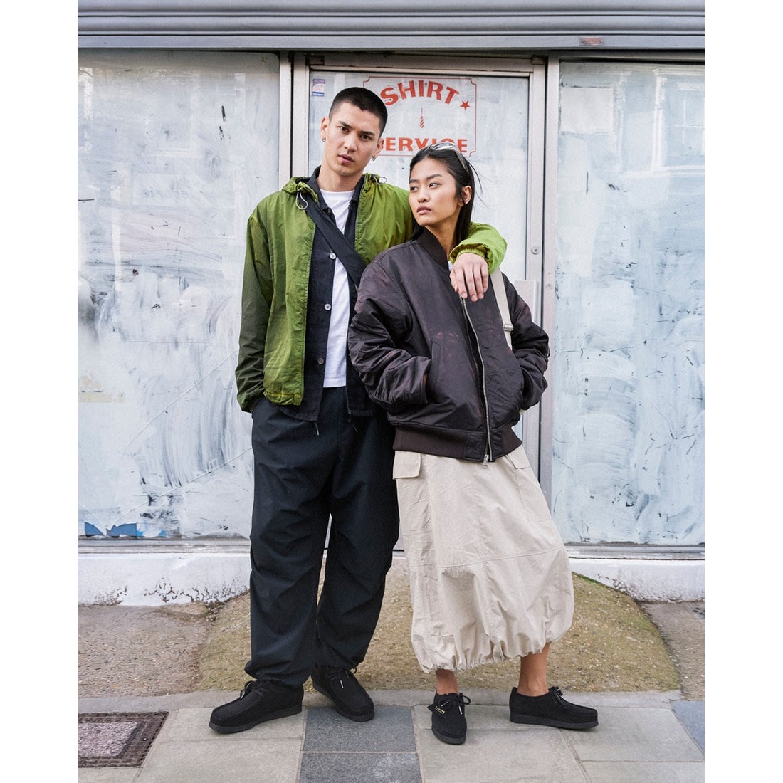 Wallabee. / レディース ワラビー （ブラックスエード） -Clarks