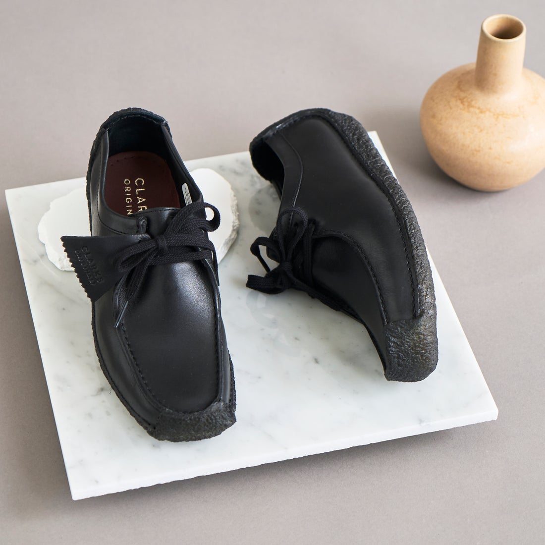 Natalie. / レディース ナタリー （ブラックスムースレザー） -Clarks